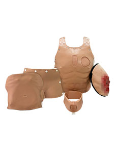 穿戴式戰救技能模擬練習組合模塊